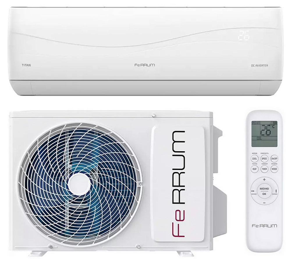 Cплит-система Ferrum Titan FULL DC Inverter iFIS24VR1 / iFOS24VR1