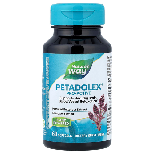 Nature's Way, PETADOLEX®, про-актив, 50 мг, 60 капсул