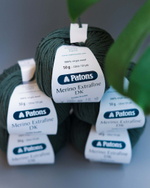 -60% Merino Extrafine DK 5x50g — dark olive