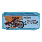 Пенал мягкий 2 отделения "Мото" 3 цвета микс