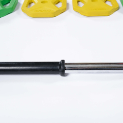 Штанга для аэробики и комплект дисков (1,25-2,5-5 кг) PROGRESS PROFI-FIT