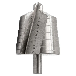 Сверло ступенчатое HSS4241(50-60мм)в блистере RockForce##Rock FORCE RF-44742D
