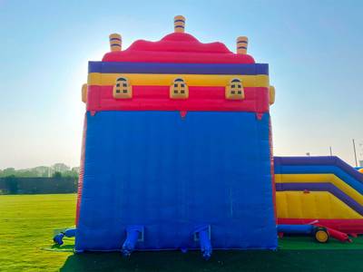 Коммерческий надувной батут «Затерянный остров», 10*9*6 м