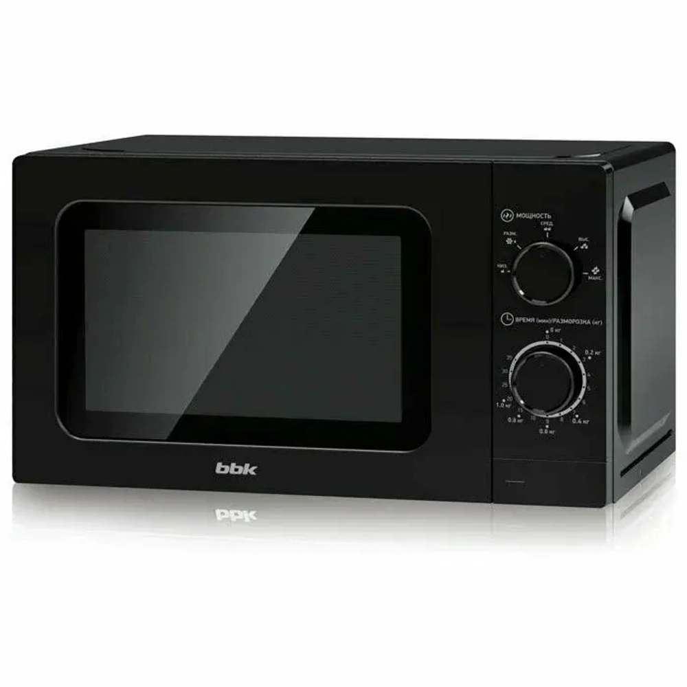 Микроволновая печь соло BBK 20MWS-717M/B (h)