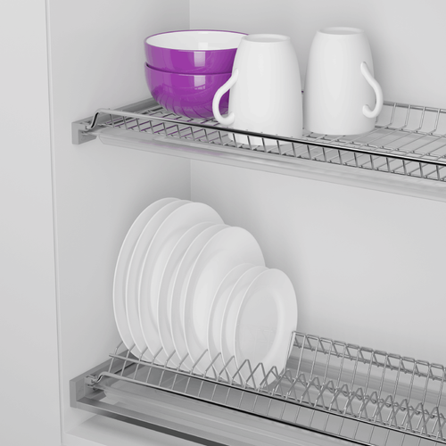 Сушка хром 900 Glory-line, AQ 16 мм (1 жесткий поддон)