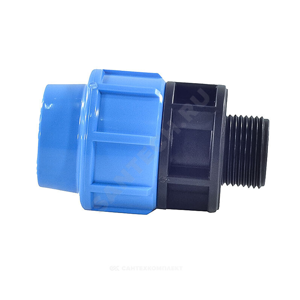 Муфта компрессионная ПЭ Дн 32х1 1/4" НР Ру12,5 Джилекс 9137