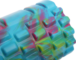 Валик для фитнеса «ТУБА», камуфляж синий