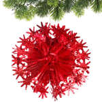 Украшение фольгированное «Волшебный шар» d-30 см, Красный