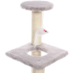 Когтеточка напольная «МУРРРЛЫКА», цвет серый, 40*20*20см