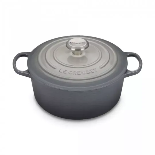 Чугунная кастрюля Le Creuset, Серый