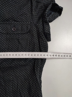 Рубашка из хлопка с принтом 46 размер