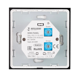 INTELLIGENT ARLIGHT Сенсорная панель DALI-901-11-1G-4SC-RGBW-DT8-IN Black (BUS/230V) (IARL, IP20 Пластик, 3 года) 037199