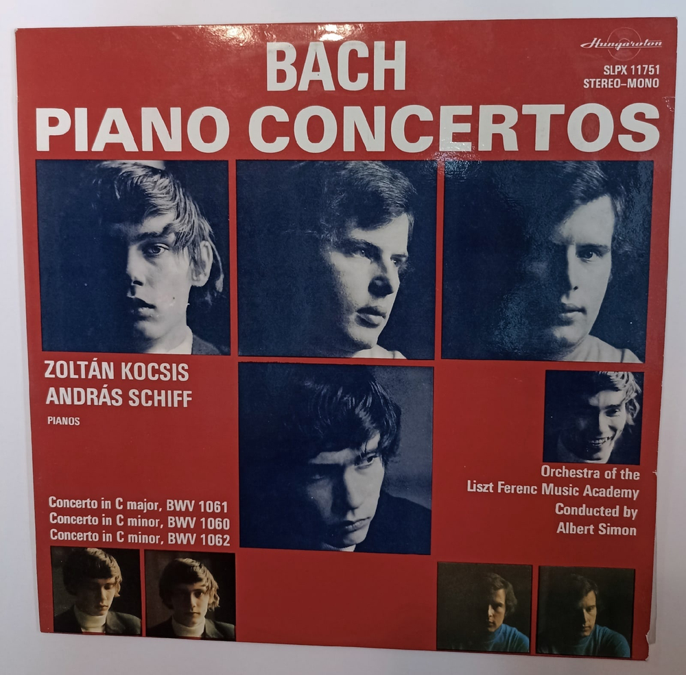 Bach Zoltan Kocsis, Andras Schiff, Orchestra Of The Liszt Ferenc Music Academy Conducted by Albert Simon  Piano Concertos
