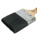 Кисть флейцевая 70 мм черная натуральная щетина Master Color