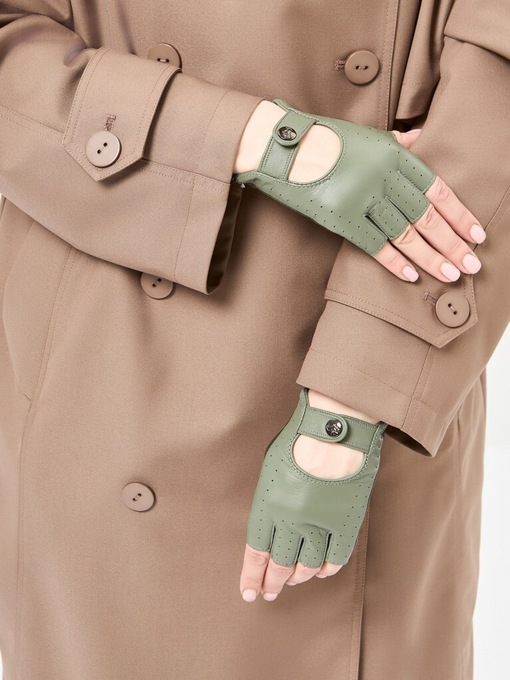 Перчатки жен ш/п LB-1005, оливковый
