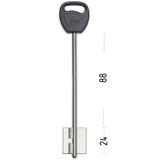 Заготовка сувальдного ключа 13075 GRD12DP