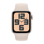 Умные часы Apple Watch SE 2 (2023) GPS, 40mm, Aluminium Case with Sport Band M/L, Starlight (Сияющая звезда)
