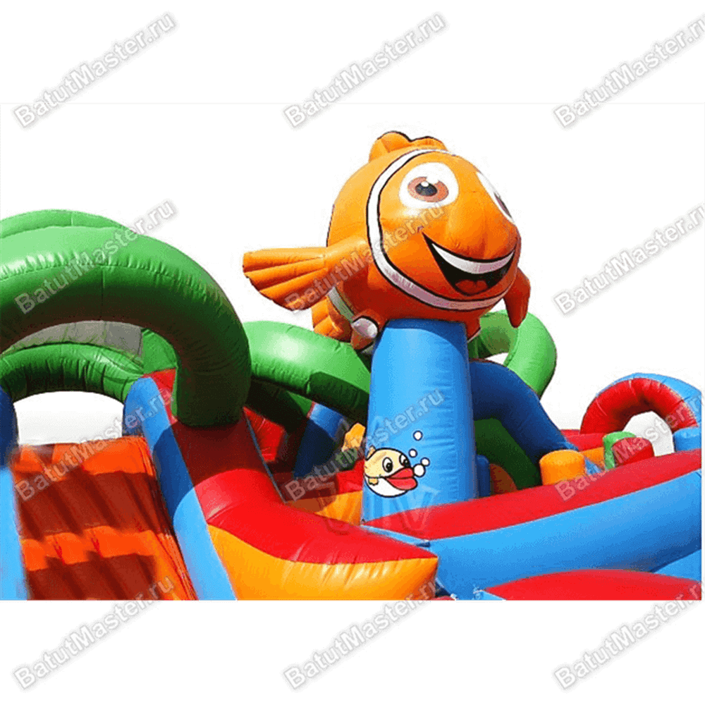 Надувной батут "В гостях у рыбки"