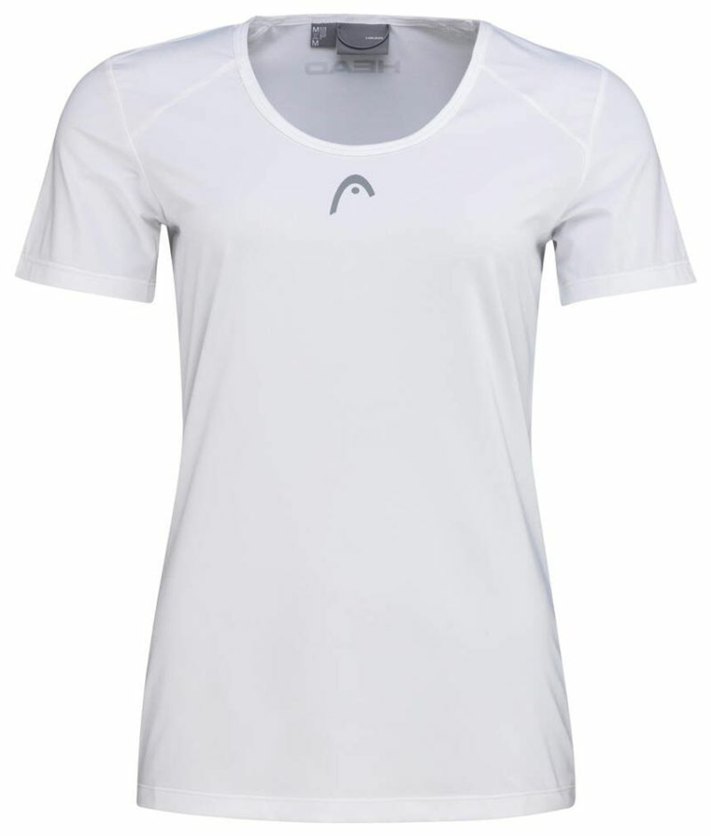 Футболка для девочки теннисная Head Girls Club 22 Tech T-Shirt - white