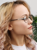 Оправа для очков для зрения металлическая брендовая