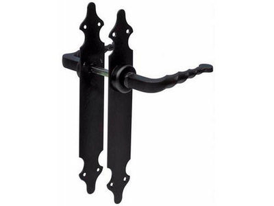 Ручка дверная AMIG 101-280х45 (101Р) черный  нажимная (1/20) (6101)