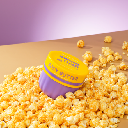 Spark&Glow Баттер для тела с ароматом соленой карамели - Body butter purple toffee scent, 250мл