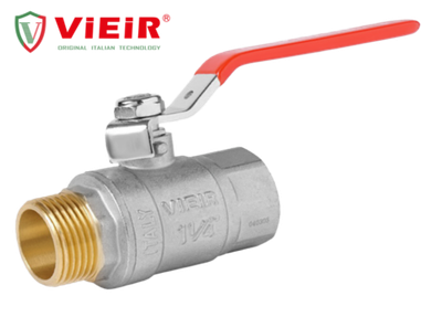 Шаровый кран  (НИКЕЛ)  2"  Г.х Ш. (РУЧ.) ViEiR  (12/2шт)