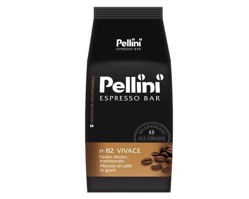 Кофе в зернах Pellini №82 Vivace, 1 кг (Пеллини)