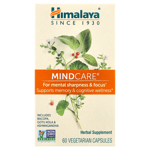 Himalaya, MindCare®, 60 вегетарианских капсул