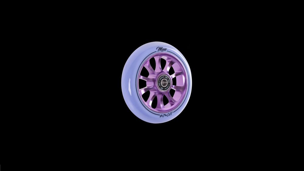 Колесо для самоката X-Treme 110*24мм, Moss, purple