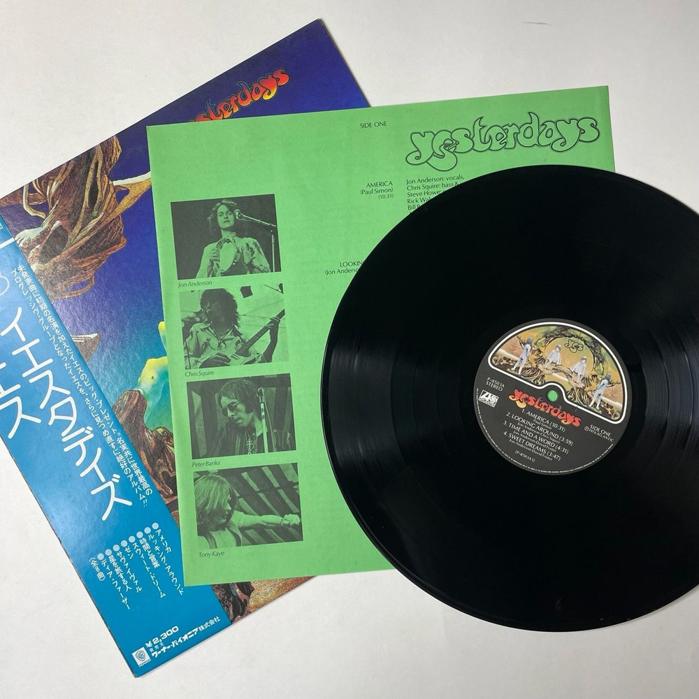 Винтажная виниловая пластинка LP Yes Yesterdays (Japan 1975) (Obi)