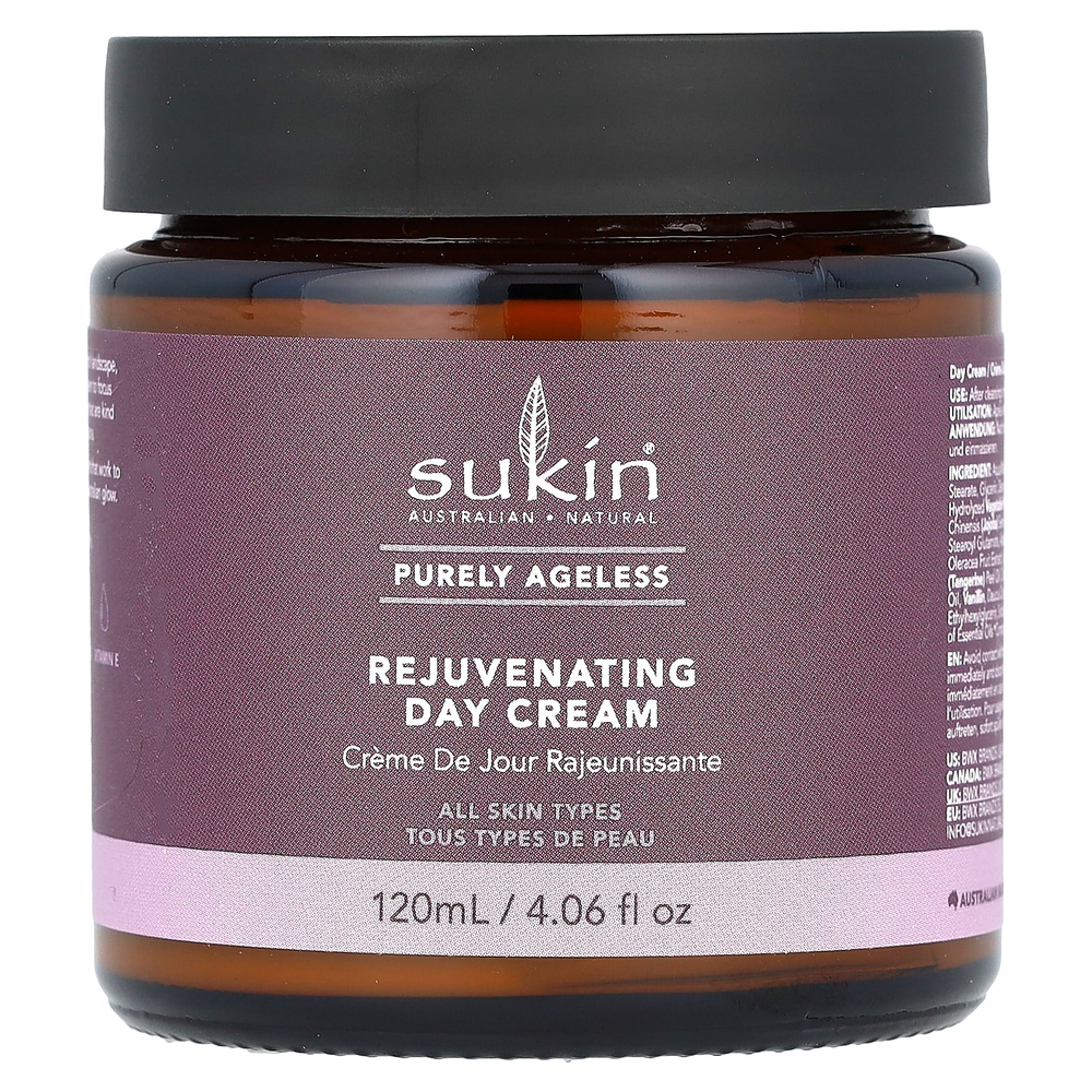 Sukin, Purely Ageless, омолаживающий дневной крем, 120 мл (4,06 жидк. унции)