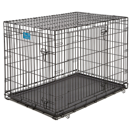 Клетка MidWest Life Stages для собак 109х73х77h см 2 двери черная