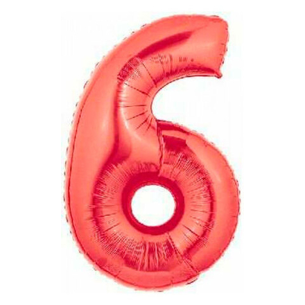 Цифра "6" (цвет на выбор) 1 шт