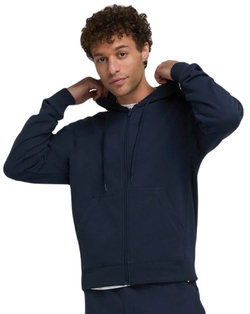 Мужская теннисная кофта Wilson Unisex Team Zip Hoodie - небесный