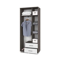 Шкаф трехстворчатый "Карина" К33 (ясень анкор темный/ясень анкор светлый), ЛДСП, MODERN