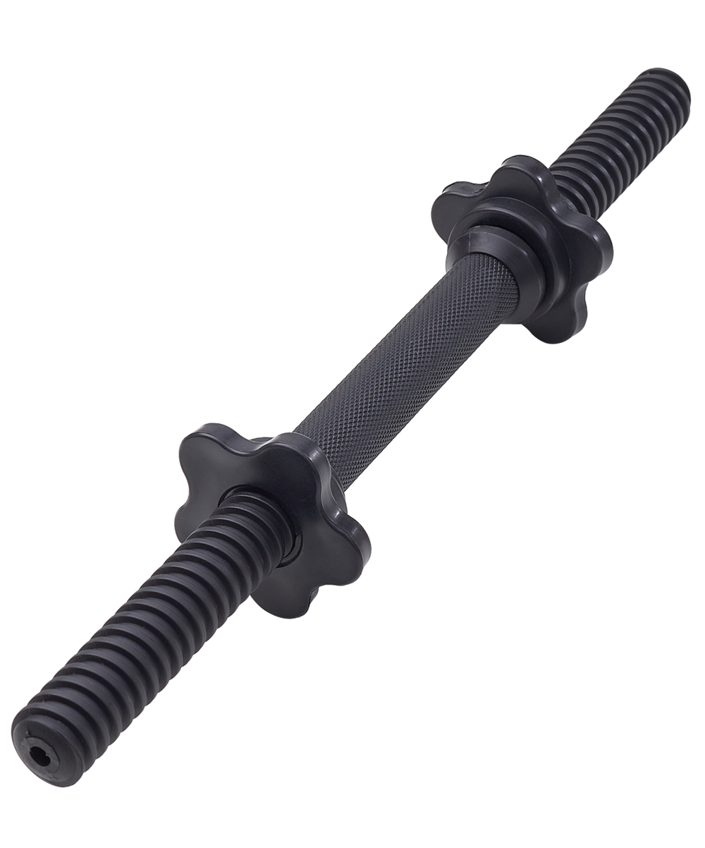 Гриф гантельный BB-106 d=25 мм, пластиковый, с пластиковыми замками, 40 см