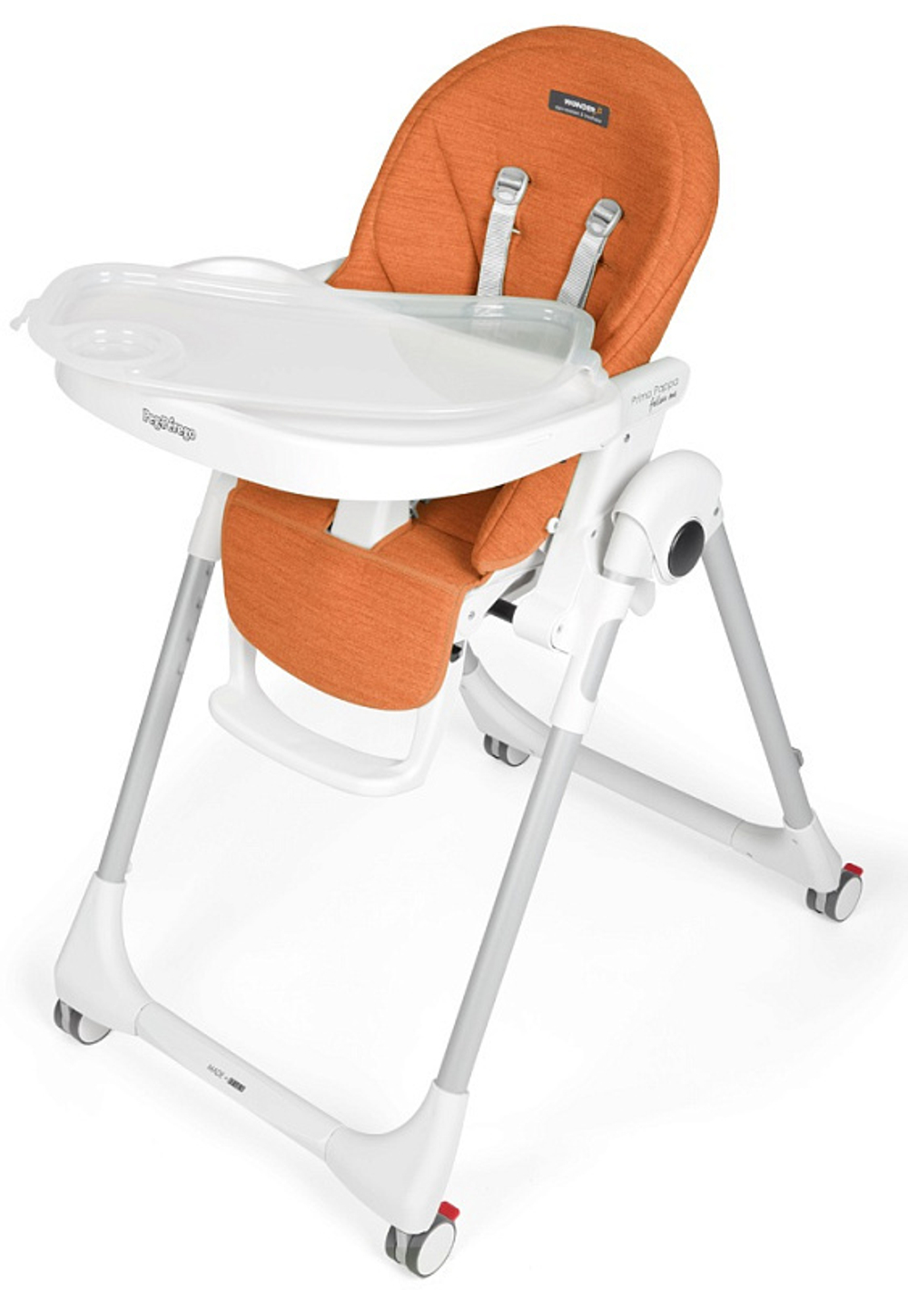 Стульчик для кормления Peg Perego Prima Pappa Follow Me Wonder Orange New