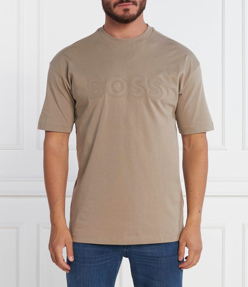 Футболка Tee Lotus BOSS GREEN - хаки(50501232)