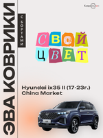 Автомобильные коврики ЭВА с бортами для Hyundai ix35 II (17-23г.) China Market