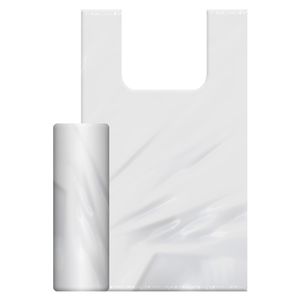 Пакет майка рулон Китай втулка белая  260*450 мм   ± 10% 1 700 гр/рул 15 рул/меш