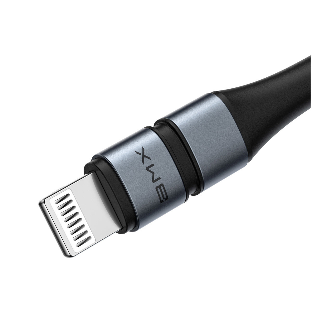 Lightning Кабель Baseus BMX Double-Deck MFi Certified Cable Type-C to Lightning PD 18W 1.8m - Gray+Black