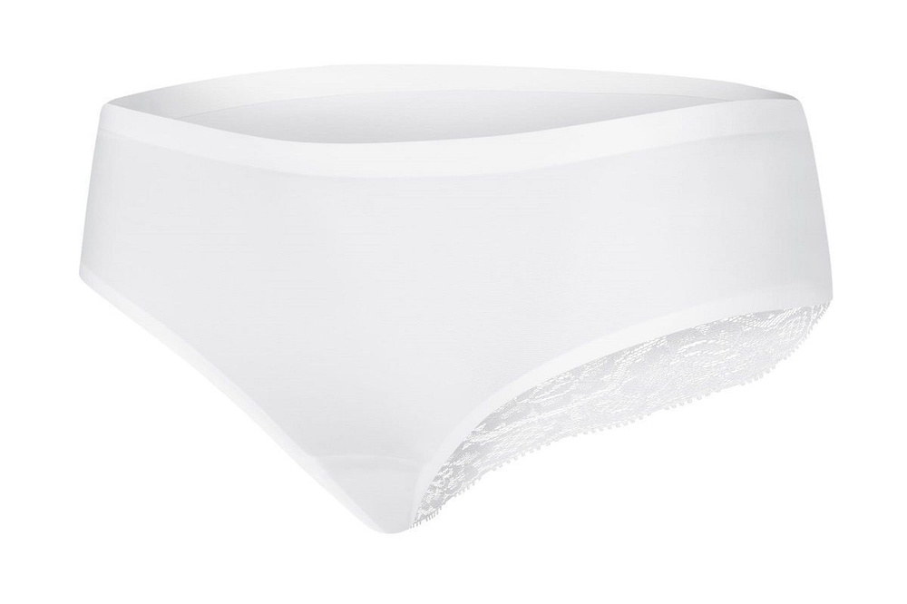 Трусики-слипы с кружевом Cheekie (Размер: XL) (Цвет: телесный)