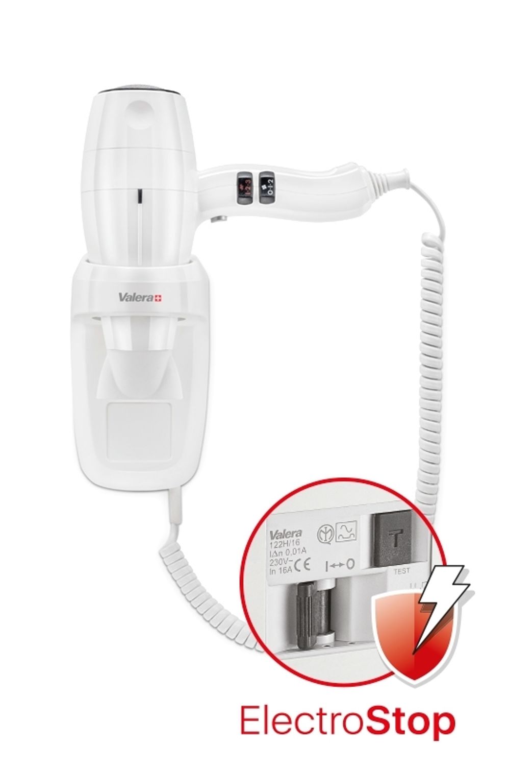 Настенный фен Valera Silent Jet Protect 1200 White (586.11/044.04) - 2