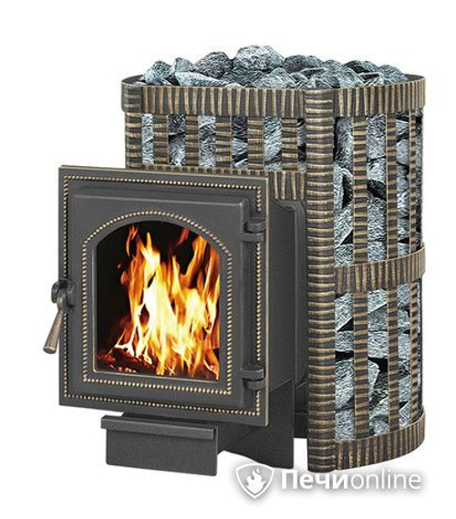 Печь для бани Везувий Легенда Ковка 12 (220) чугун