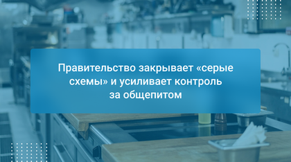 Правительство закрывает «серые схемы» и усиливает контроль за общепитом