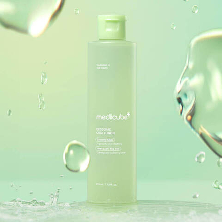Тонер успокаивающий с экзосомами центеллы Medicube Exosome Cica Toner 210ml