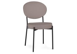 Стул на металлокаркасе Ройс капучино / черный