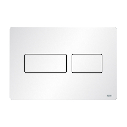 Металлическая панель смыва для унитаза TECEsolid, (белая матовая)