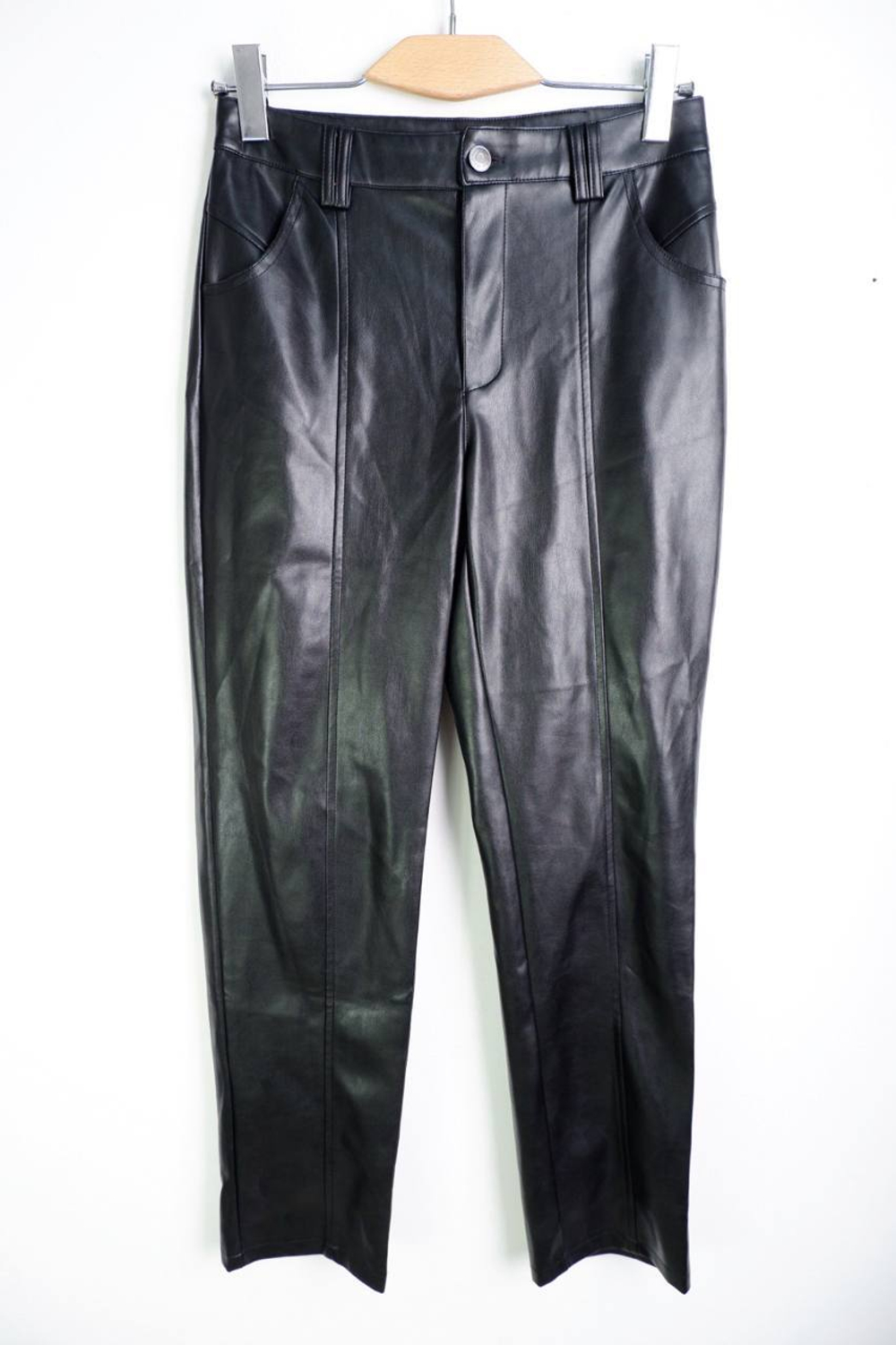 Брюки Ostin под кожу, маркировка S, визуально на 44 размер